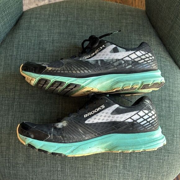 Brooks Launch 3 Women Size 8.5 Ice Mint/Black Running Shoes Sneakers comfort GUC - Picture 8 of 10